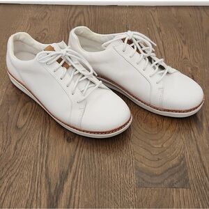 Unstructured By Clarks Amberlee Rosa Leather Sneakers size 10 Wide